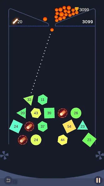 Bricks and Balls-Brick Crusher MOD APK скачать на Андроид — Безлимитные жизни и усиленные шарики — скриншот 4 Bricks and Balls-Brick Crusher MOD APK скачать на Андроид — Безлимитные жизни и усиленные шарики — скриншот 4