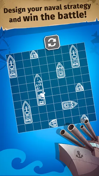 Мод Sink the Fleet - Sea War — Безлимитные деньги и открыты все уровни, скачать APK — скриншот 3 Мод Sink the Fleet - Sea War — Безлимитные деньги и открыты все уровни, скачать APK — скриншот 3
