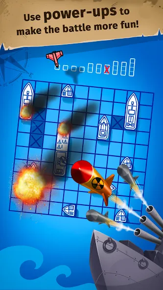 Мод Sink the Fleet - Sea War — Безлимитные деньги и открыты все уровни, скачать APK — скриншот 4 Мод Sink the Fleet - Sea War — Безлимитные деньги и открыты все уровни, скачать APK — скриншот 4