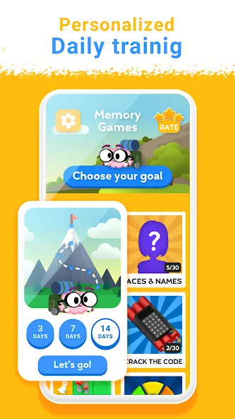 Train your Brain. Memory Games взлом APK — Без рекламы и все уровни открыты — скриншот 3