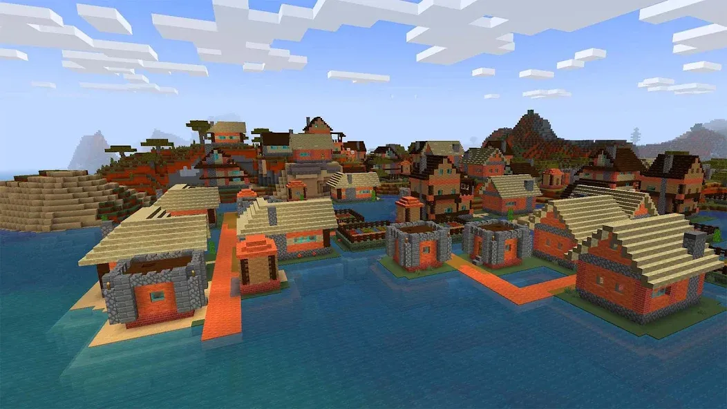 Скачать взлом Mini Block Craft Realm Craft — Бесконечные ресурсы и все постройки — скриншот 2 Скачать взлом Mini Block Craft Realm Craft — Бесконечные ресурсы и все постройки — скриншот 2