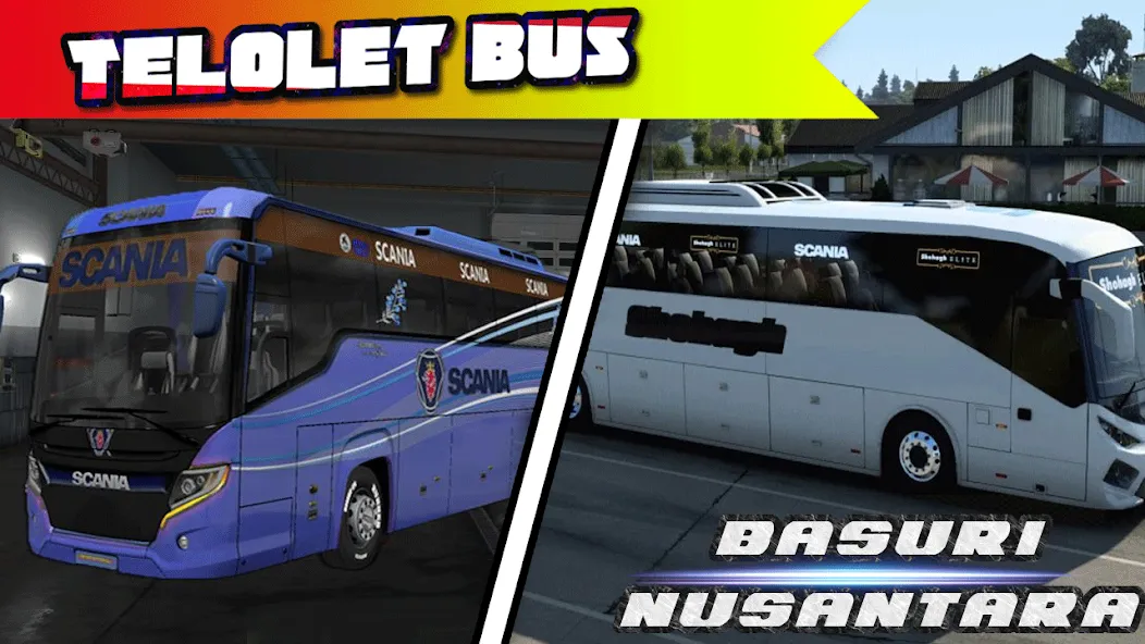 Bus Telolet Basuri Nusantara — скачать мод: Безлимитные деньги и все автобусы — скриншот 1 Bus Telolet Basuri Nusantara — скачать мод: Безлимитные деньги и все автобусы — скриншот 1