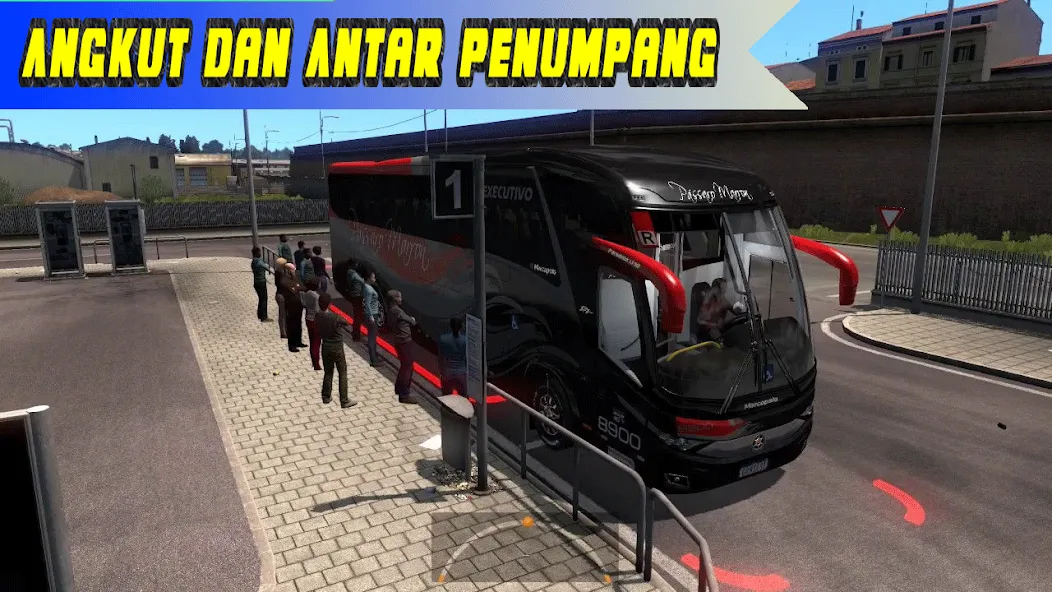 Bus Telolet Basuri Nusantara — скачать мод: Безлимитные деньги и все автобусы — скриншот 3 Bus Telolet Basuri Nusantara — скачать мод: Безлимитные деньги и все автобусы — скриншот 3