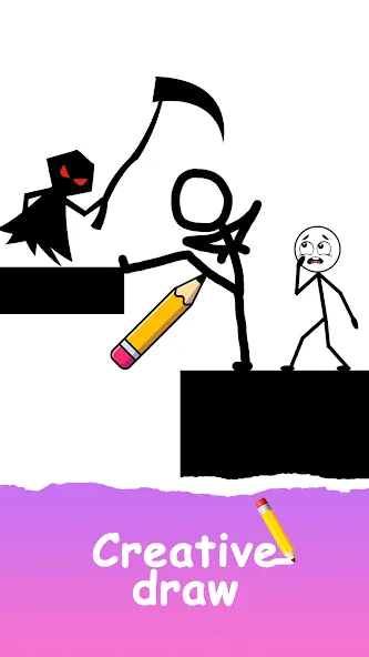 Скачать мод Save The Stick: Draw 2 Save — Безлимитные подсказки и открыты все уровни — скриншот 1 Скачать мод Save The Stick: Draw 2 Save — Безлимитные подсказки и открыты все уровни — скриншот 1