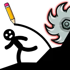 Скачать мод Save The Stick: Draw 2 Save — Безлимитные подсказки и открыты все уровни