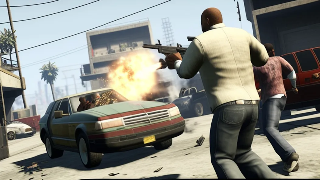 Gangster City: Ultimate Mafia MOD APK: Безлимитные деньги и оружие — скриншот 3