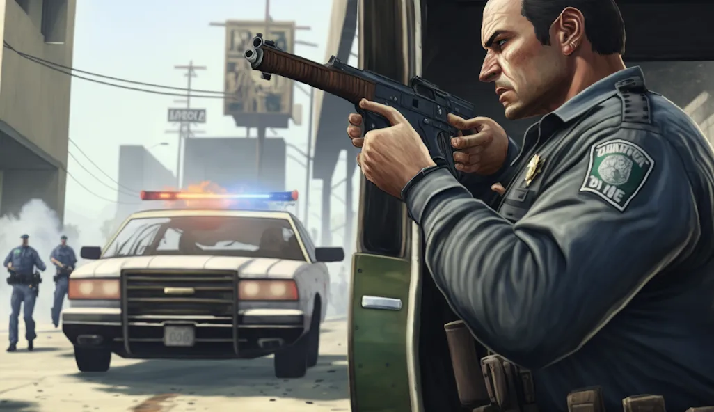 Gangster City: Ultimate Mafia MOD APK: Безлимитные деньги и оружие — скриншот 5