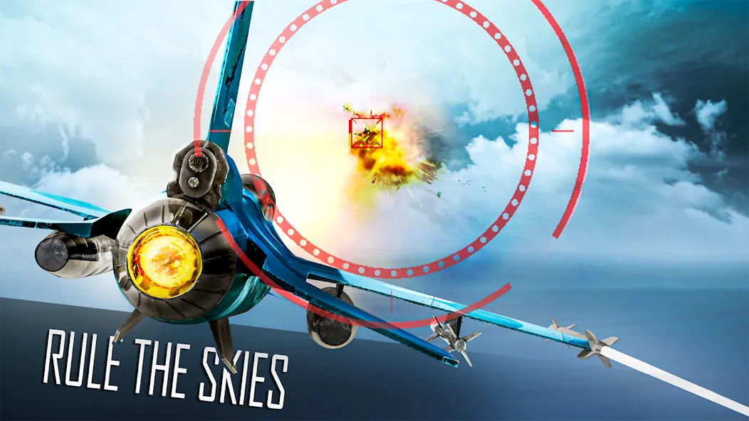 Скачать мод Jet Fighter: Sky Combat 3D — Безлимитные деньги и патроны — скриншот 2