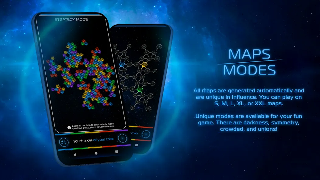 Influence взломанный APK — Безлимитные ресурсы и открытые уровни — скриншот 2