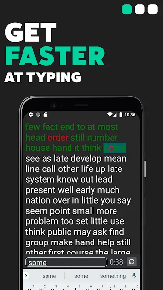 Скачать TypeGo – speed up your typing! мод — Быстрая прокачка навыков печати — скриншот 1 Скачать TypeGo – speed up your typing! мод — Быстрая прокачка навыков печати — скриншот 1