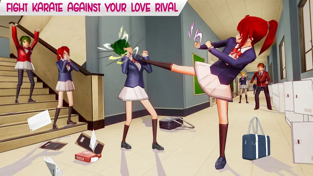 Anime High School Life — взломанная версия, Много денег и ресурсов — скриншот 1 Anime High School Life — взломанная версия, Много денег и ресурсов — скриншот 1