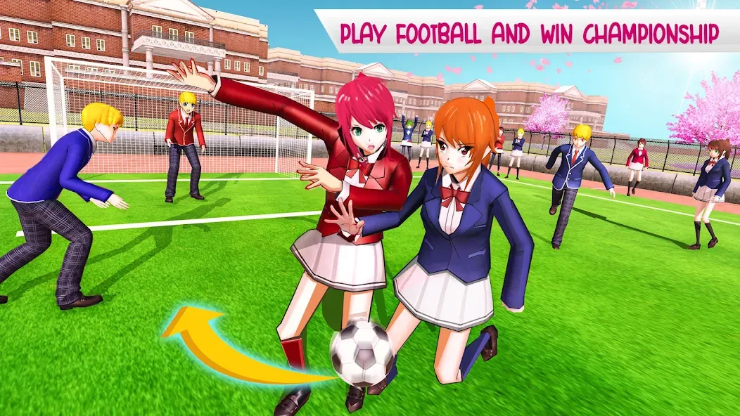Anime High School Life — взломанная версия, Много денег и ресурсов — скриншот 3 Anime High School Life — взломанная версия, Много денег и ресурсов — скриншот 3