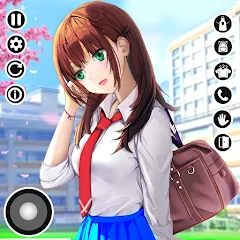 Anime High School Life — взломанная версия, Много денег и ресурсов