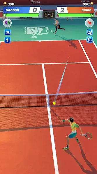Tennis Clash: Multiplayer Game MOD APK: Безлимитные деньги и энергия — скриншот 2 Tennis Clash: Multiplayer Game MOD APK: Безлимитные деньги и энергия — скриншот 2