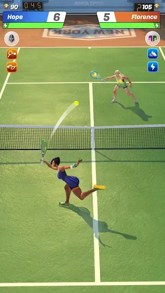 Tennis Clash: Multiplayer Game MOD APK: Безлимитные деньги и энергия — скриншот 3 Tennis Clash: Multiplayer Game MOD APK: Безлимитные деньги и энергия — скриншот 3