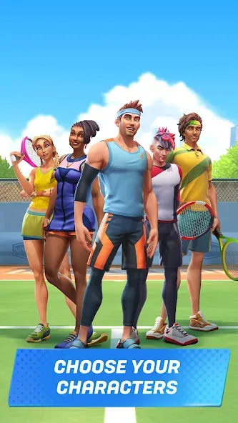 Tennis Clash: Multiplayer Game MOD APK: Безлимитные деньги и энергия — скриншот 5 Tennis Clash: Multiplayer Game MOD APK: Безлимитные деньги и энергия — скриншот 5