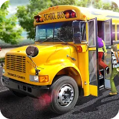 Скачать School Bus 16 на Андроид с модом — Безлимитные деньги и новые автобусы