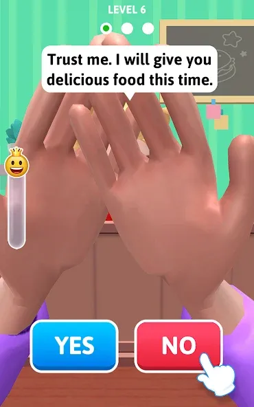 Yes or No?! - Food Pranks взломанный APK — Безлимитные монеты и все блюда — скриншот 3 Yes or No?! - Food Pranks взломанный APK — Безлимитные монеты и все блюда — скриншот 3