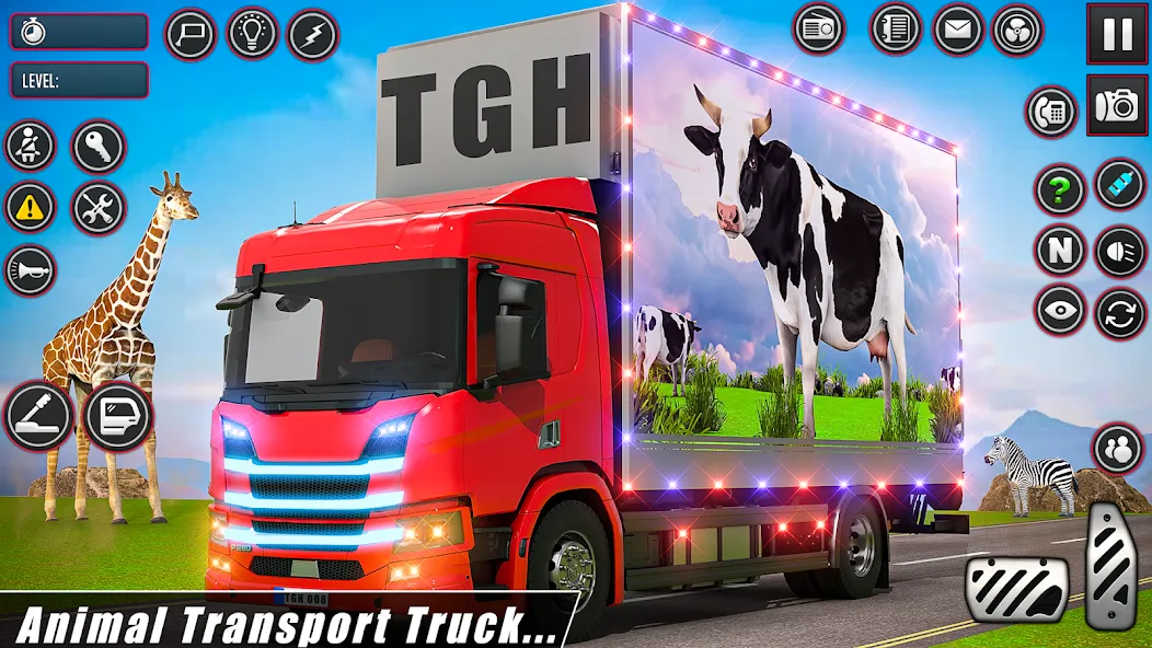 Скачать мод Animal Transport Driving Games — Без рекламы и открыты все уровни — скриншот 4 Скачать мод Animal Transport Driving Games — Без рекламы и открыты все уровни — скриншот 4