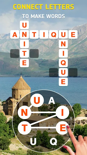 World of Wonders - Word Games — скачать мод: Без рекламы и подсказки бесплатно — скриншот 1
