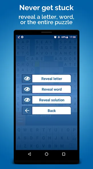 Crossword Puzzle MOD APK скачать на Андроид — Подсказки доступны без ограничений — скриншот 3 Crossword Puzzle MOD APK скачать на Андроид — Подсказки доступны без ограничений — скриншот 3