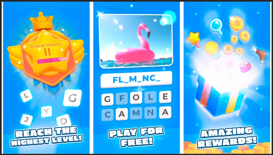 Скачать Guess the Word. Word Games мод — Безлимитные подсказки и открыты уровни — скриншот 5 Скачать Guess the Word. Word Games мод — Безлимитные подсказки и открыты уровни — скриншот 5