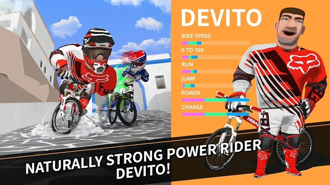 Скачать Downhill Masters мод — Безлимитные деньги и улучшенные велосипеды — скриншот 4