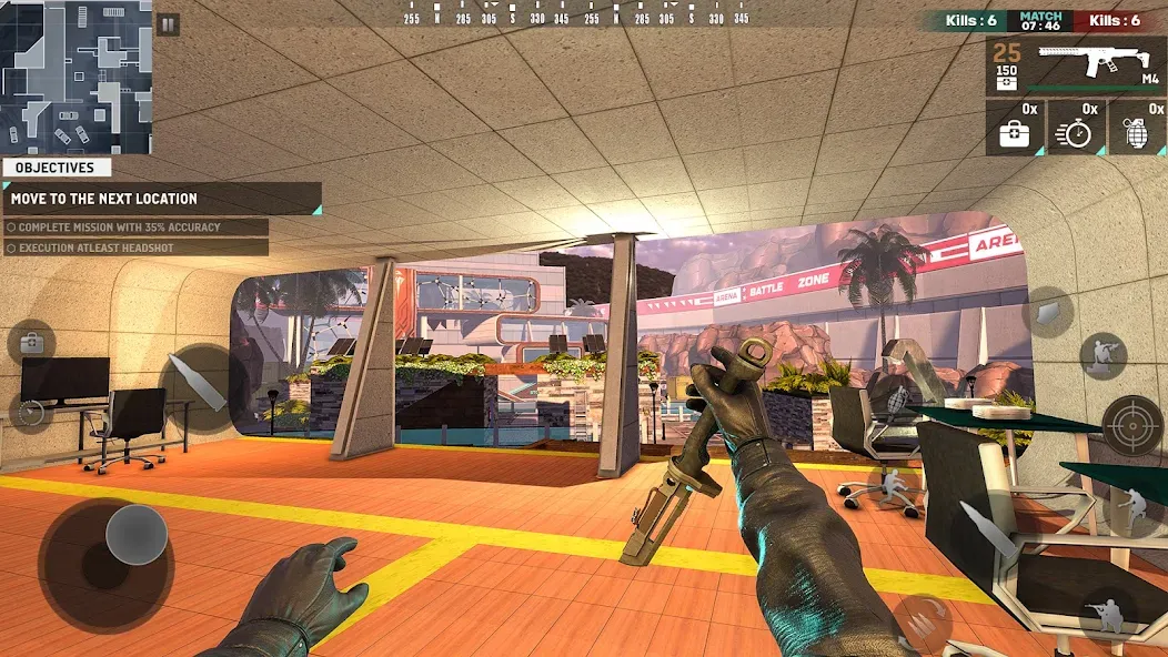BattleZone: PvP FPS Shooter (Мод: Безлимитные патроны и здоровье) — скачать на Андроид — скриншот 4