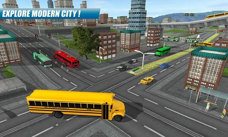 School Bus Driving Game взлом APK — Безлимитные деньги и топливо — скриншот 3 School Bus Driving Game взлом APK — Безлимитные деньги и топливо — скриншот 3