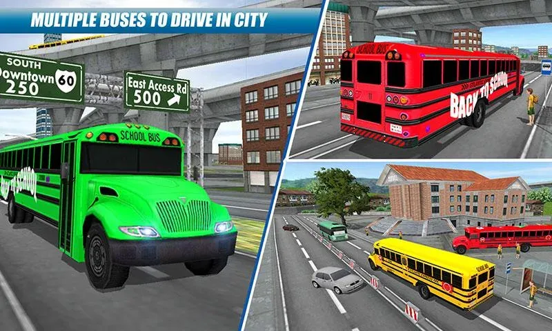 School Bus Driving Game взлом APK — Безлимитные деньги и топливо — скриншот 4 School Bus Driving Game взлом APK — Безлимитные деньги и топливо — скриншот 4