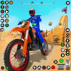 Скачать Bike Stunt Games Stunt Bike 3D Mod APK — Безлимитные деньги и все байки