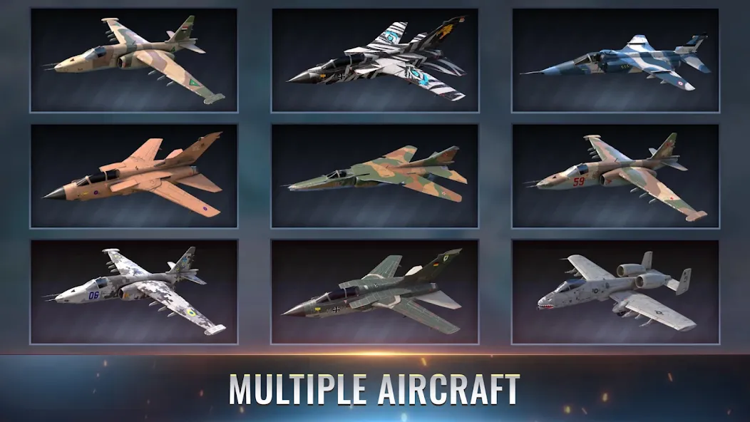 Fighter Pilot: HeavyFire взлом APK — Безлимитные деньги и топливо — скриншот 3 Fighter Pilot: HeavyFire взлом APK — Безлимитные деньги и топливо — скриншот 3