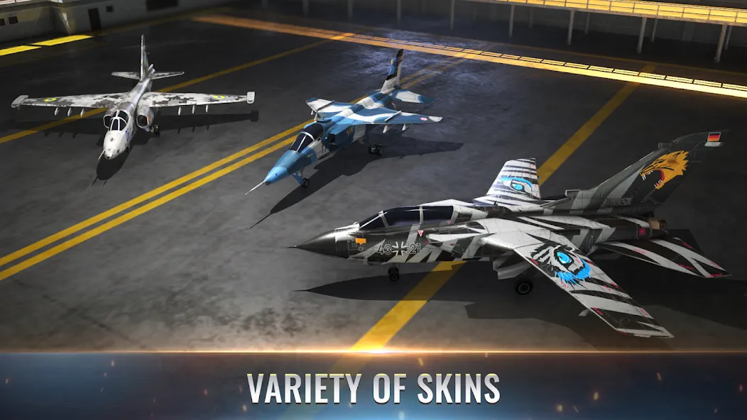 Fighter Pilot: HeavyFire взлом APK — Безлимитные деньги и топливо — скриншот 5 Fighter Pilot: HeavyFire взлом APK — Безлимитные деньги и топливо — скриншот 5