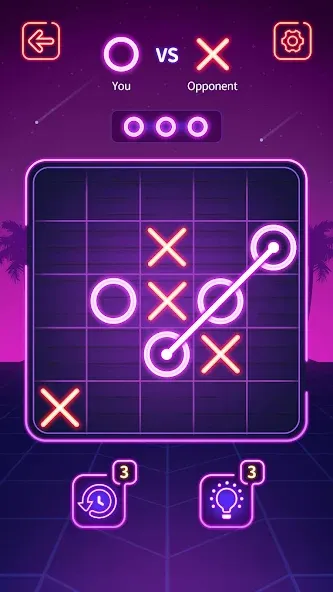Tic Tac Toe - Offline XOXO взлом APK — Без рекламы и всё открыто — скриншот 1 Tic Tac Toe - Offline XOXO взлом APK — Без рекламы и всё открыто — скриншот 1