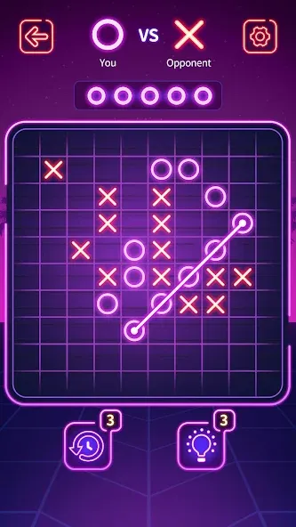 Tic Tac Toe - Offline XOXO взлом APK — Без рекламы и всё открыто — скриншот 2 Tic Tac Toe - Offline XOXO взлом APK — Без рекламы и всё открыто — скриншот 2
