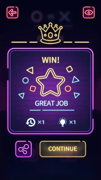 Tic Tac Toe - Offline XOXO взлом APK — Без рекламы и всё открыто — скриншот 4 Tic Tac Toe - Offline XOXO взлом APK — Без рекламы и всё открыто — скриншот 4