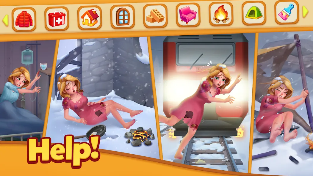 Tile Family: Match Puzzle Game бесплатно на Андроид — мод: Безлимитные подсказки и бустеры — скриншот 1 Tile Family: Match Puzzle Game бесплатно на Андроид — мод: Безлимитные подсказки и бустеры — скриншот 1