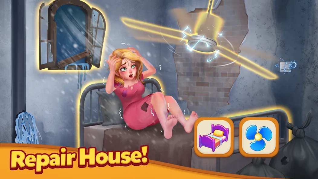Tile Family: Match Puzzle Game бесплатно на Андроид — мод: Безлимитные подсказки и бустеры — скриншот 3 Tile Family: Match Puzzle Game бесплатно на Андроид — мод: Безлимитные подсказки и бустеры — скриншот 3