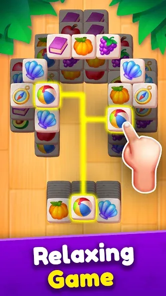 Tile Match — скачать мод: Безлимитные подсказки и отмены ходов — скриншот 2