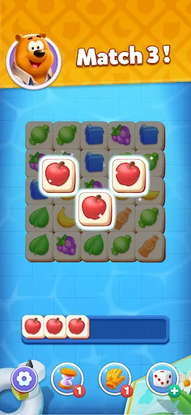 Tile Match - Brain Puzzle Game MOD APK: Безлимитные подсказки и отмены — скриншот 1 Tile Match - Brain Puzzle Game MOD APK: Безлимитные подсказки и отмены — скриншот 1