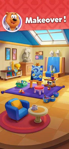 Tile Match - Brain Puzzle Game MOD APK: Безлимитные подсказки и отмены — скриншот 3 Tile Match - Brain Puzzle Game MOD APK: Безлимитные подсказки и отмены — скриншот 3
