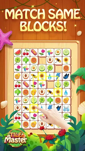 Tile Master® - Triple Match бесплатно на Андроид — мод: Безлимитные подсказки и отмены ходов — скриншот 1 Tile Master® - Triple Match бесплатно на Андроид — мод: Безлимитные подсказки и отмены ходов — скриншот 1