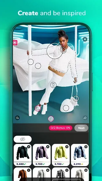 FashionVerse: Fashion Makeover взломанный APK — Безлимитные деньги и все наряды открыты — скриншот 2