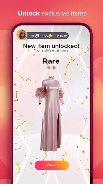 FashionVerse: Fashion Makeover взломанный APK — Безлимитные деньги и все наряды открыты — скриншот 3