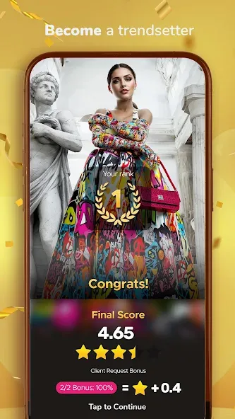 FashionVerse: Fashion Makeover взломанный APK — Безлимитные деньги и все наряды открыты — скриншот 4