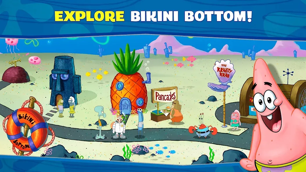 Скачать взлом SpongeBob: Krusty Cook-Off — Безлимитные деньги и ресурсы — скриншот 4