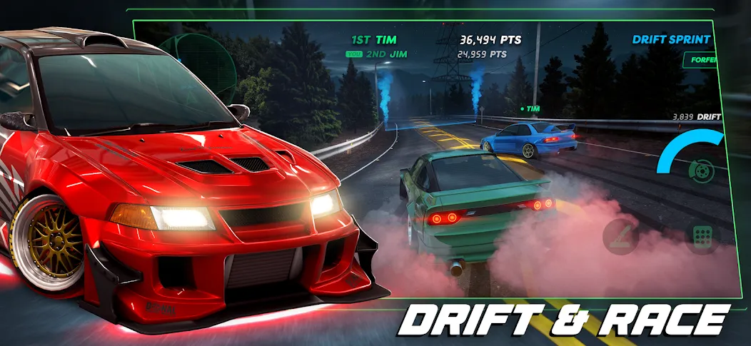Мод Static Shift Racing — Безлимитные деньги и все машины открыты, скачать APK — скриншот 1 Мод Static Shift Racing — Безлимитные деньги и все машины открыты, скачать APK — скриншот 1