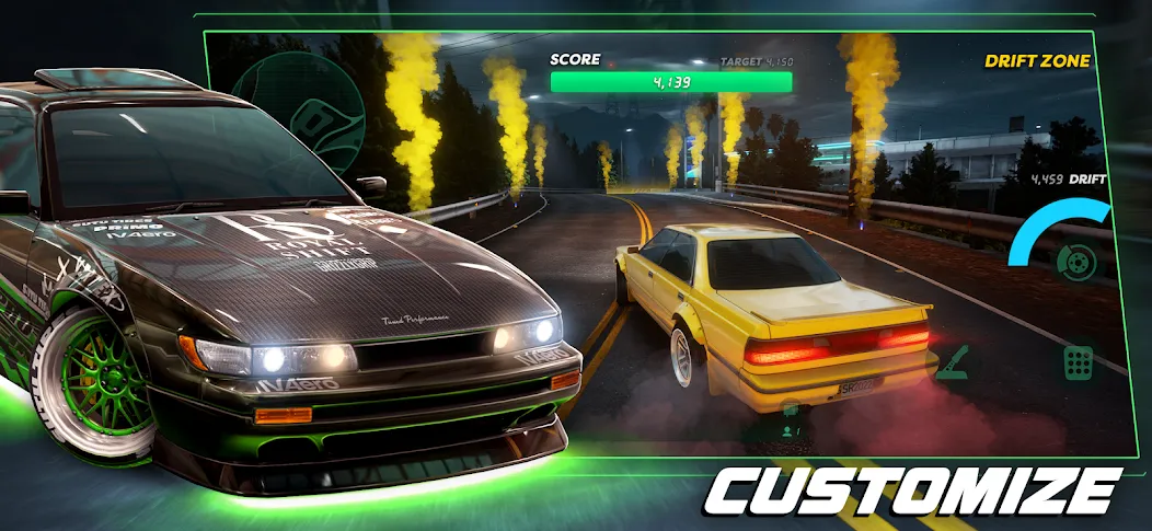 Мод Static Shift Racing — Безлимитные деньги и все машины открыты, скачать APK — скриншот 2 Мод Static Shift Racing — Безлимитные деньги и все машины открыты, скачать APK — скриншот 2