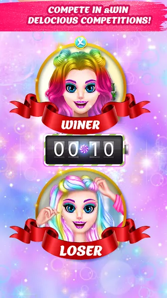 DIY Candy Makeup-Beauty Salon — Безлимитные монеты и всё открыто, скачать мод APK — скриншот 5 DIY Candy Makeup-Beauty Salon — Безлимитные монеты и всё открыто, скачать мод APK — скриншот 5