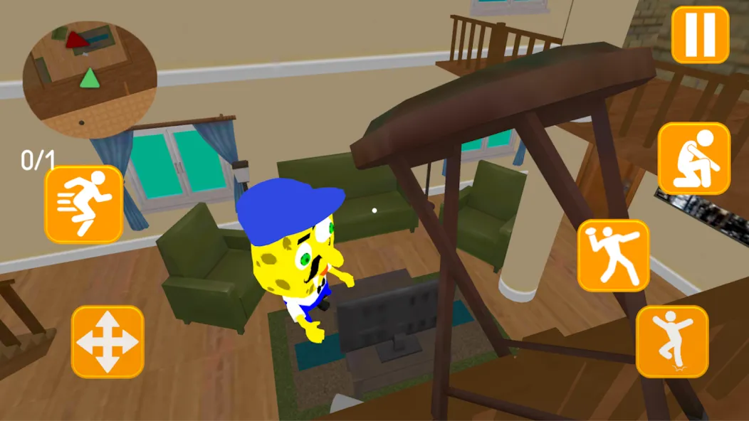 Скачать Neighbor Sponge. Scary Secret Mod APK — Страшные секреты и все уровни — скриншот 4 Скачать Neighbor Sponge. Scary Secret Mod APK — Страшные секреты и все уровни — скриншот 4